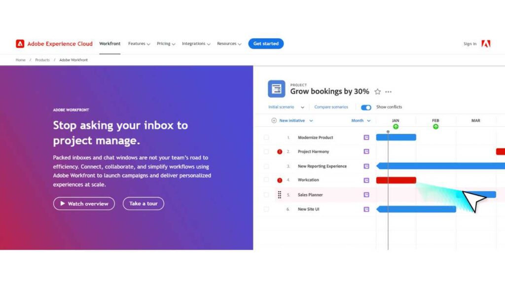 project management tools for marketing
